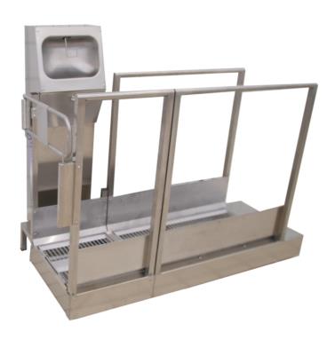 Hygiene corridor in stainless steel Multipass 