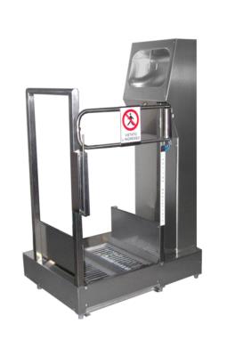 Boot washer  sole cleaner footwear sanitizer hand sanitising 926 full optional 